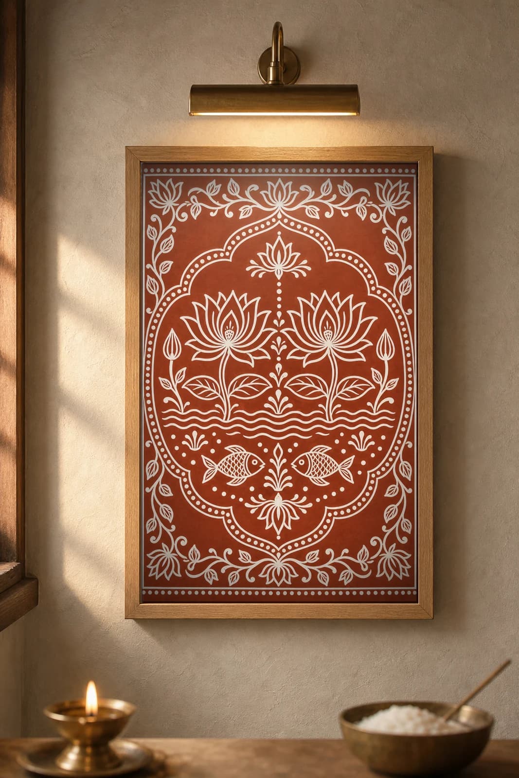 Kamal Talab — framed museum print, Aipan