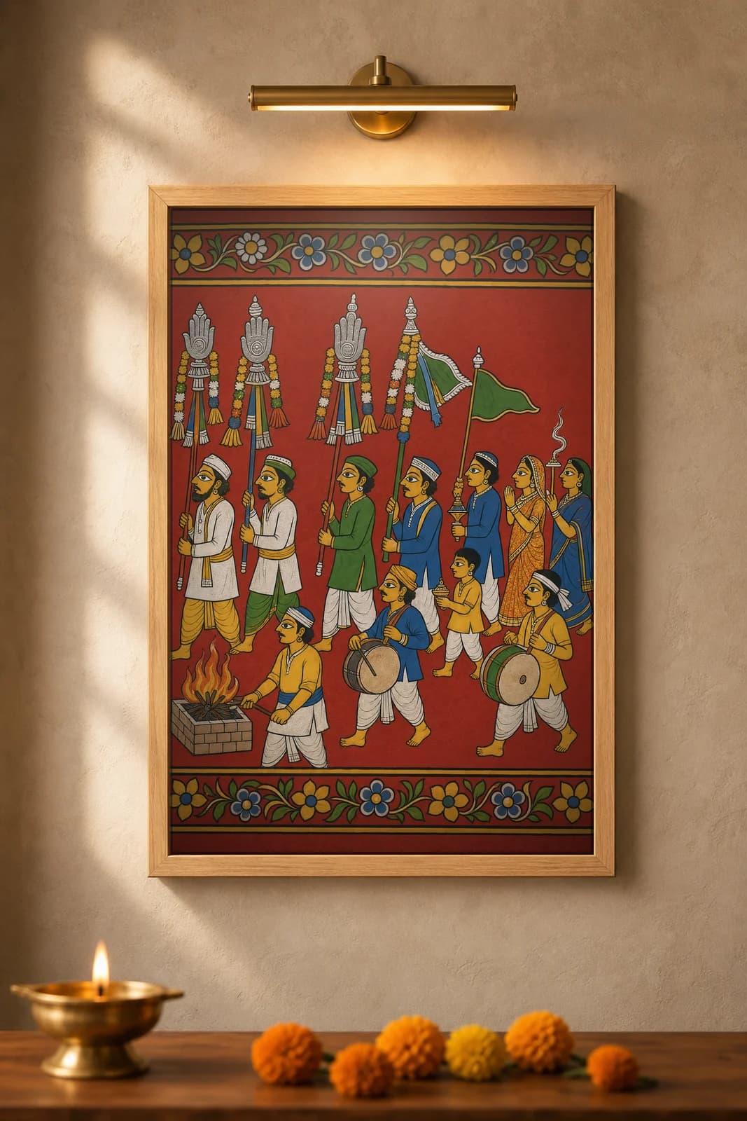 Peerla Panduga — framed museum print, Cheriyal