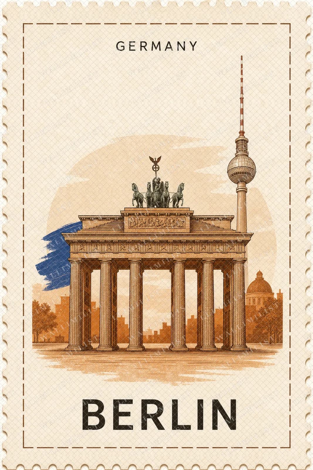 Actual watermarked print of Berlin