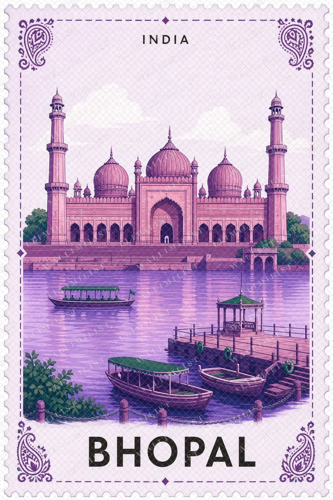 Actual watermarked print of Bhopal