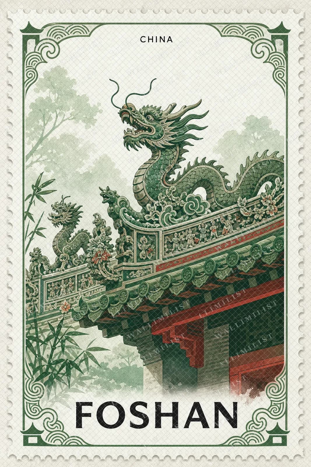 Actual watermarked print of Foshan