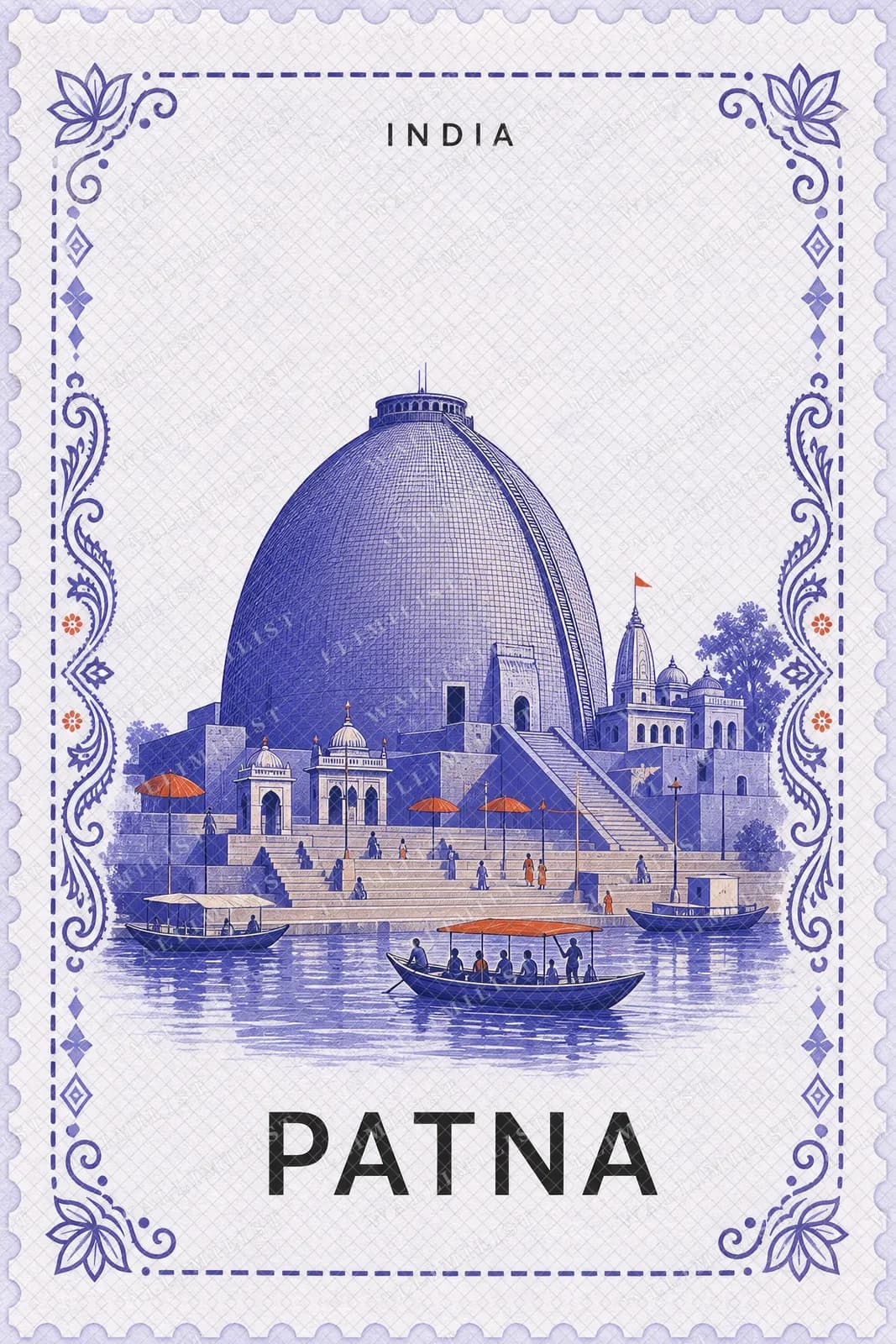 Actual watermarked print of Patna