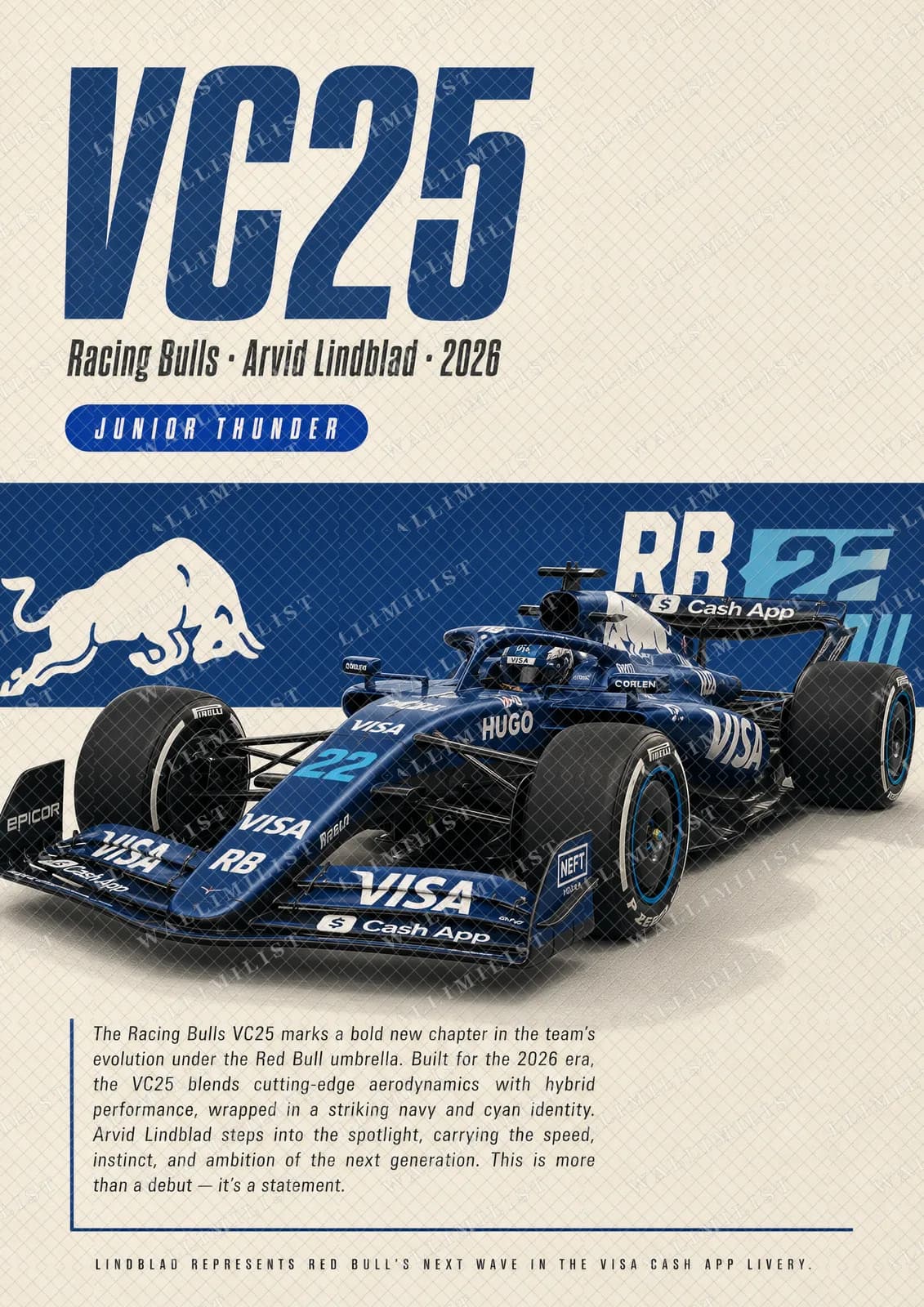 Actual watermarked print of Arvid Lindblad — VC25