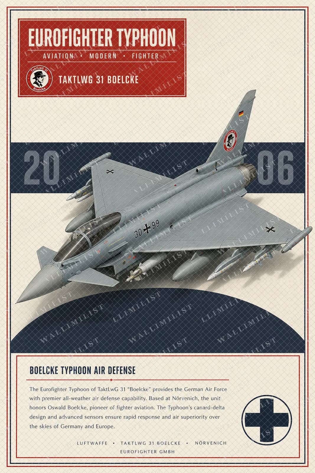 Actual watermarked print of Eurofighter Typhoon