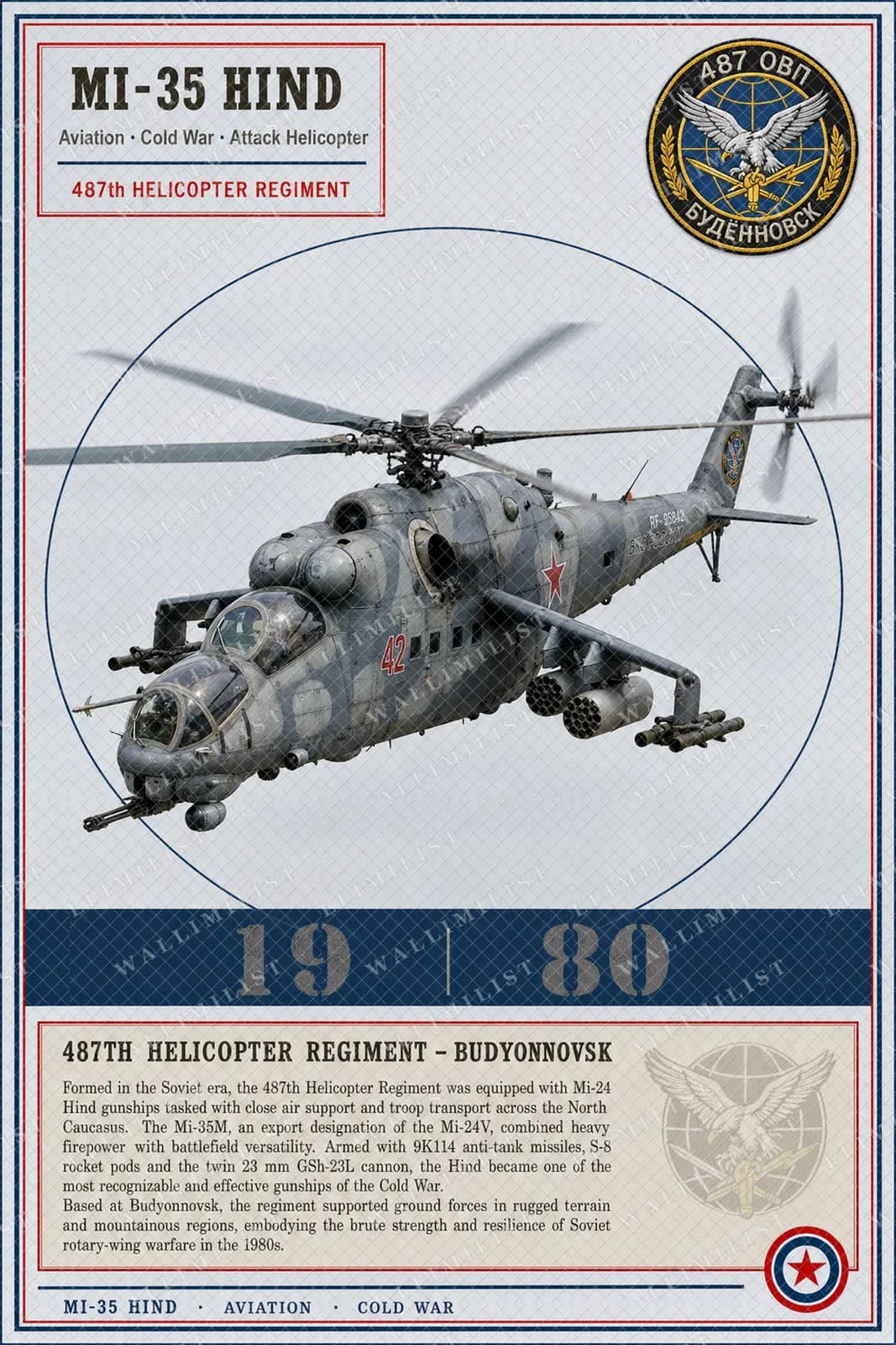 Actual watermarked print of Mi-35 Hind