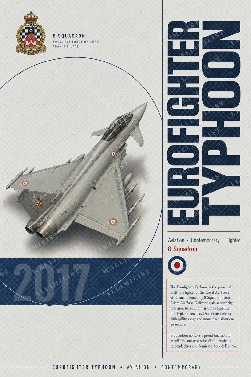 Actual watermarked print of Eurofighter Typhoon