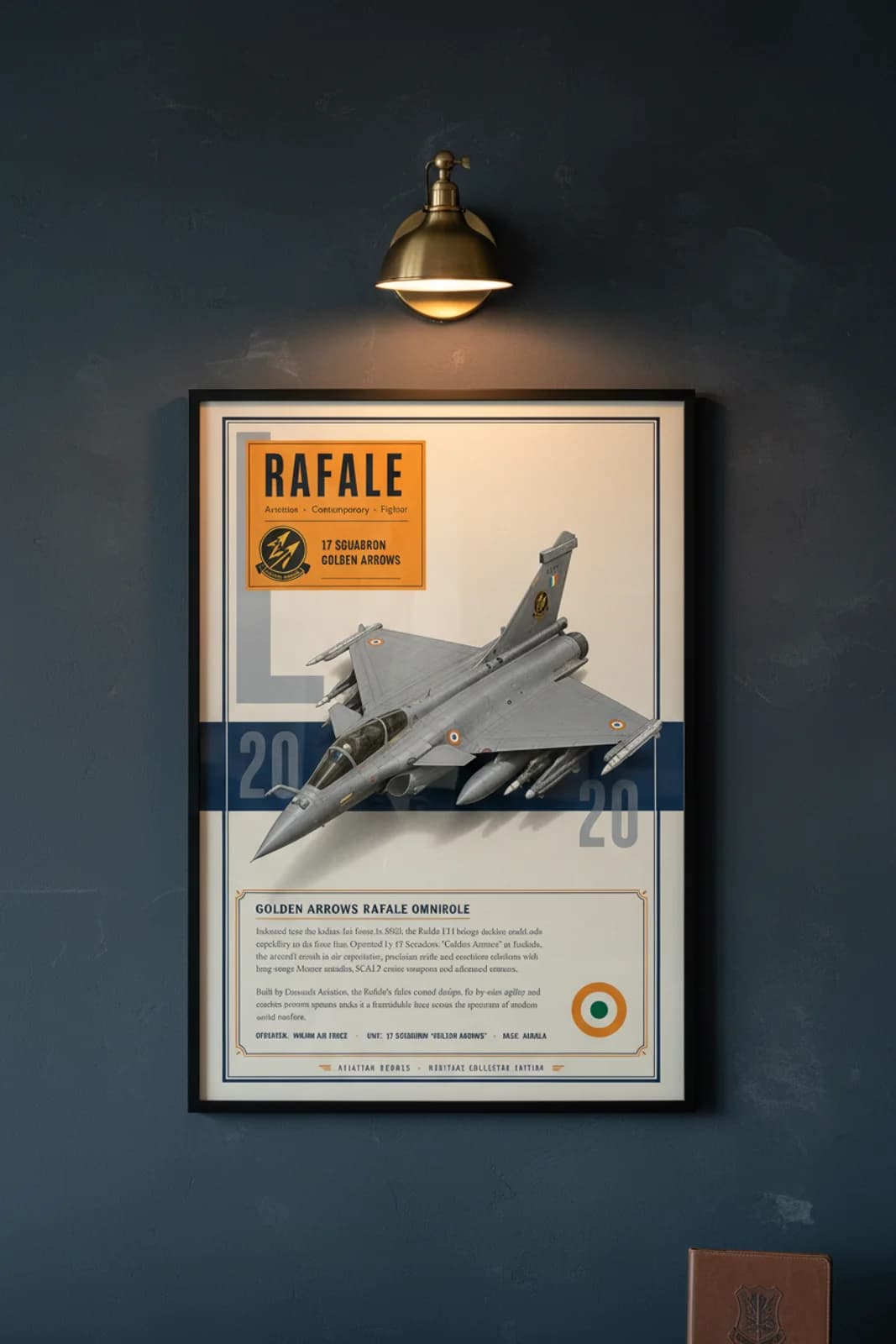Dassault Rafale EH — framed museum print, Fighter Planes
