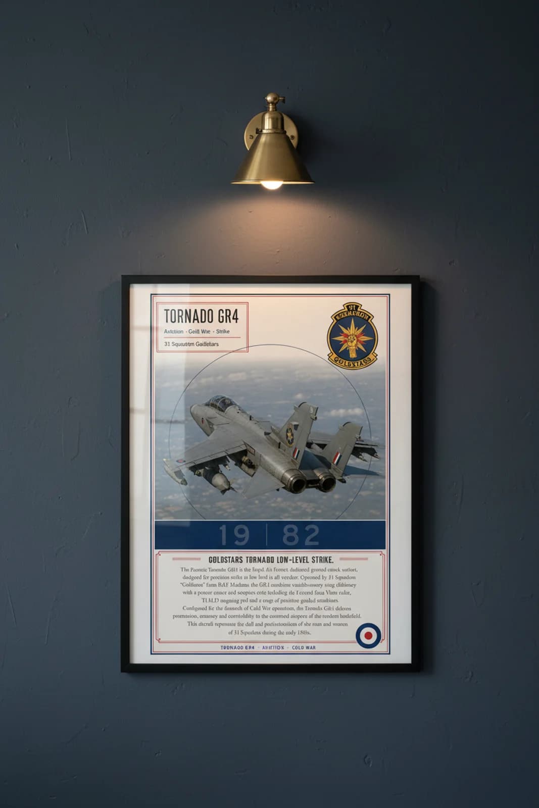 Tornado GR4 — framed museum print, Fighter Planes