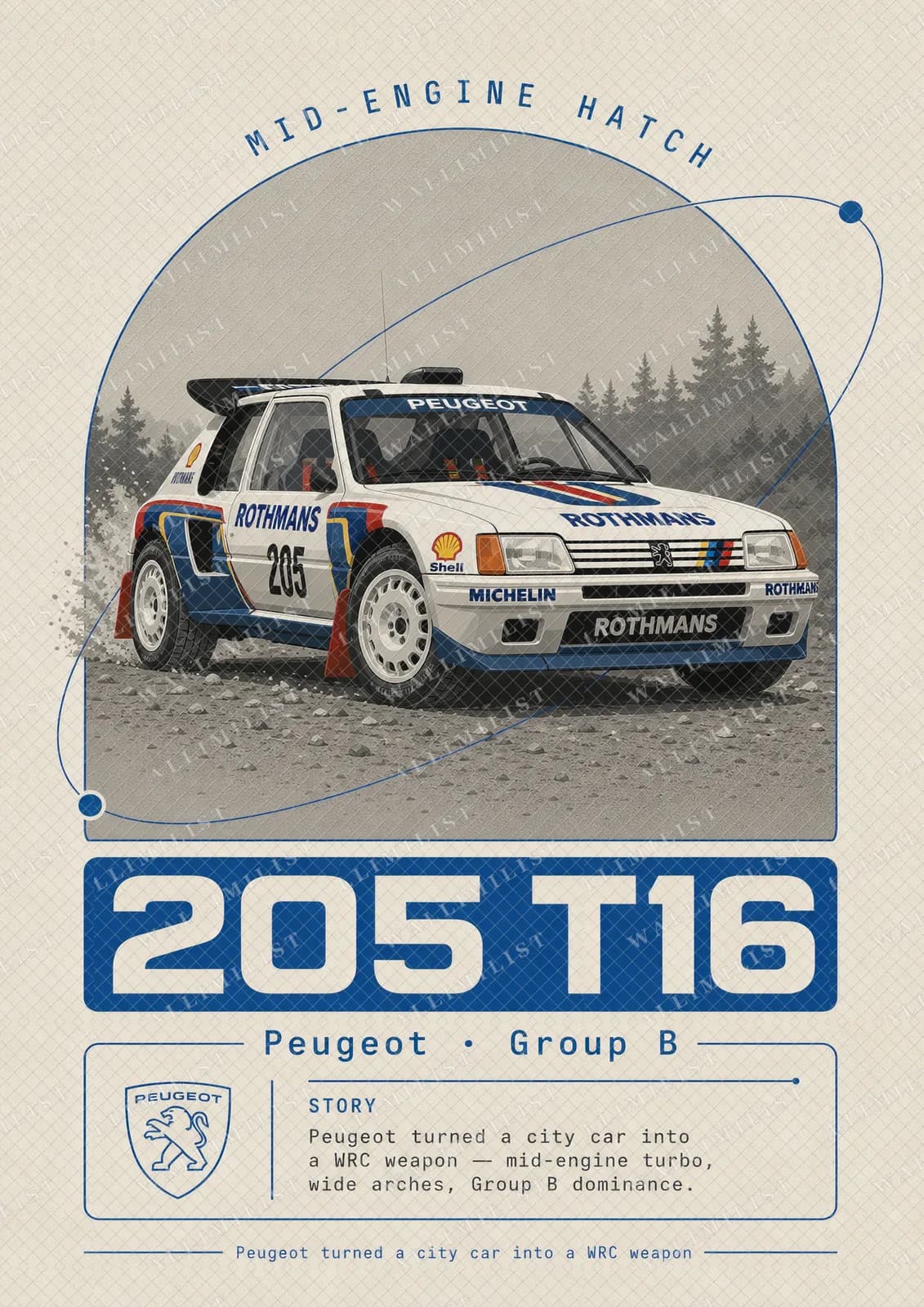 Actual watermarked print of 205 T16