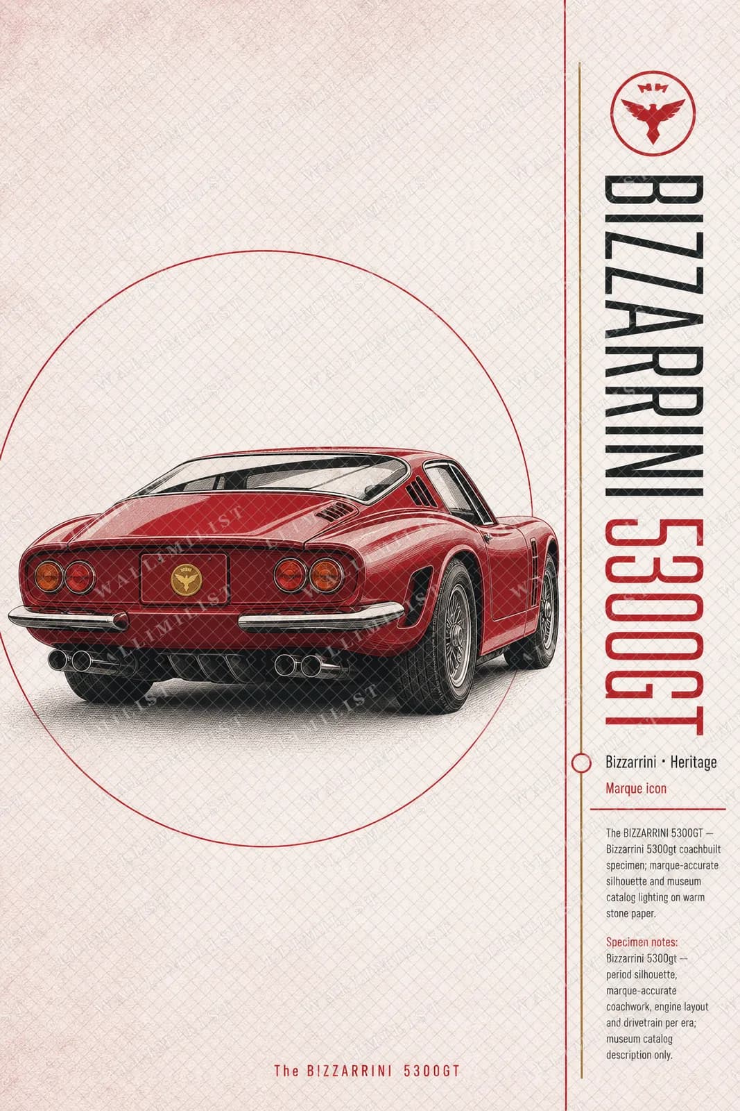 Actual watermarked print of 5300 GT