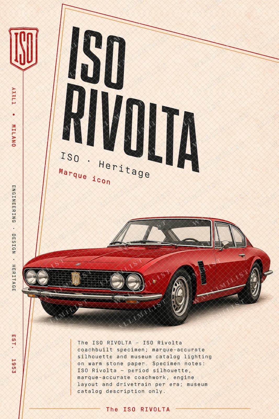 Actual watermarked print of Rivolta