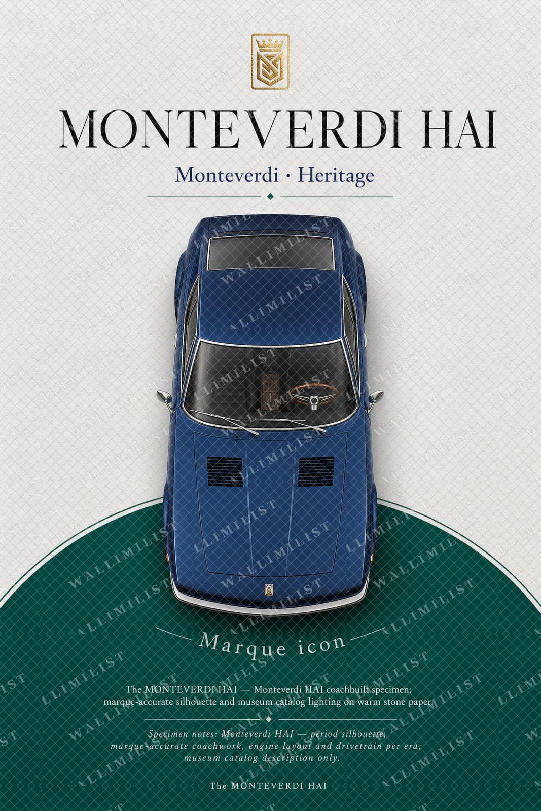 Actual watermarked print of Monteverdi Hai 450 SS