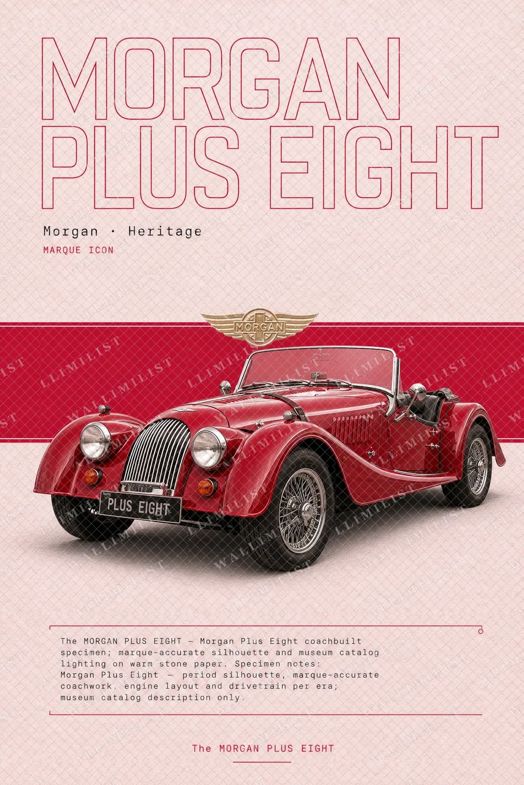 Actual watermarked print of Morgan Plus Eight