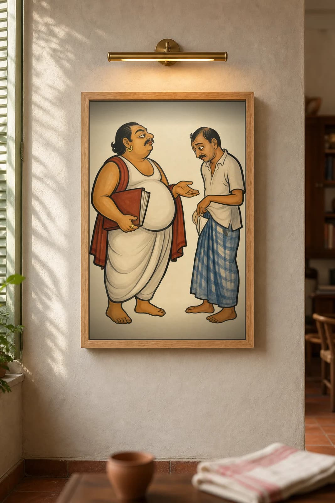 The Bariwala — framed museum print, Kalighat