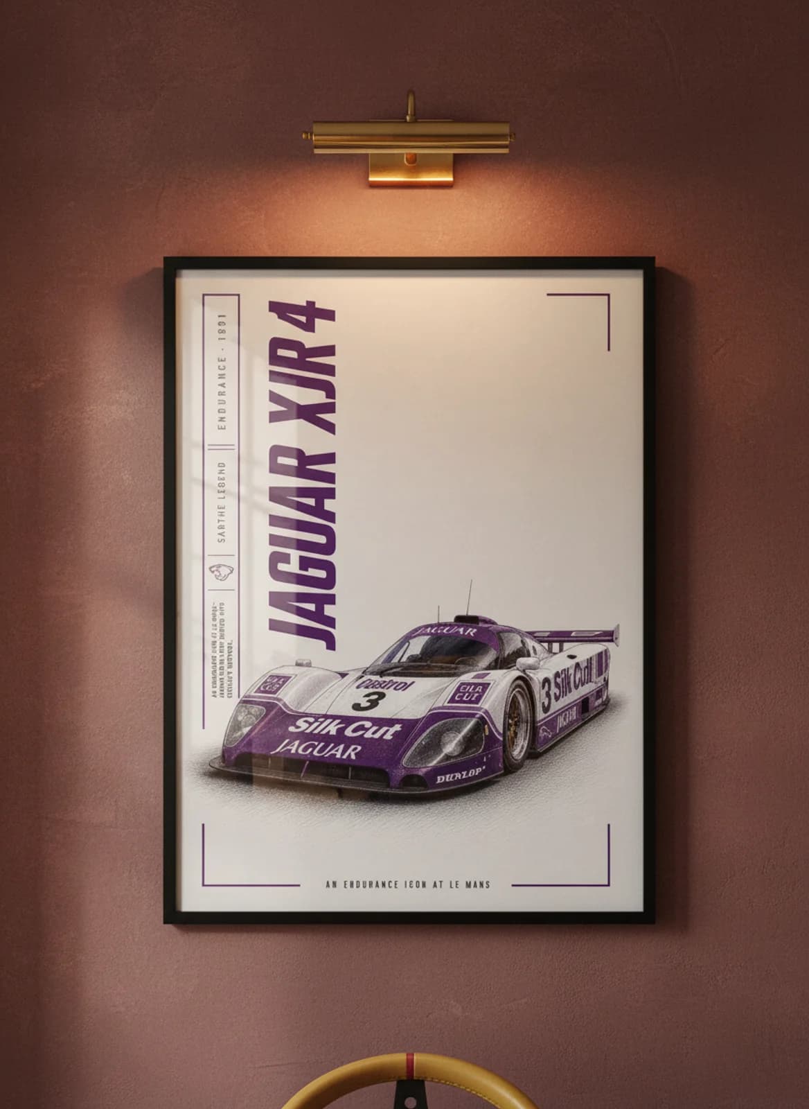 XJR-14 — framed museum print, Lemans
