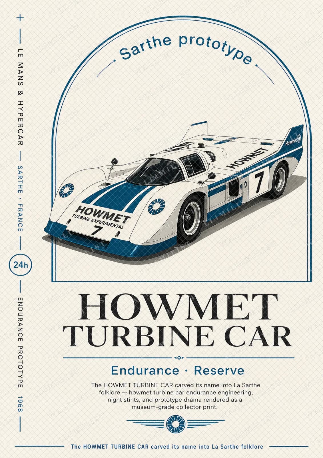 Actual watermarked print of Howmet TX Turbine