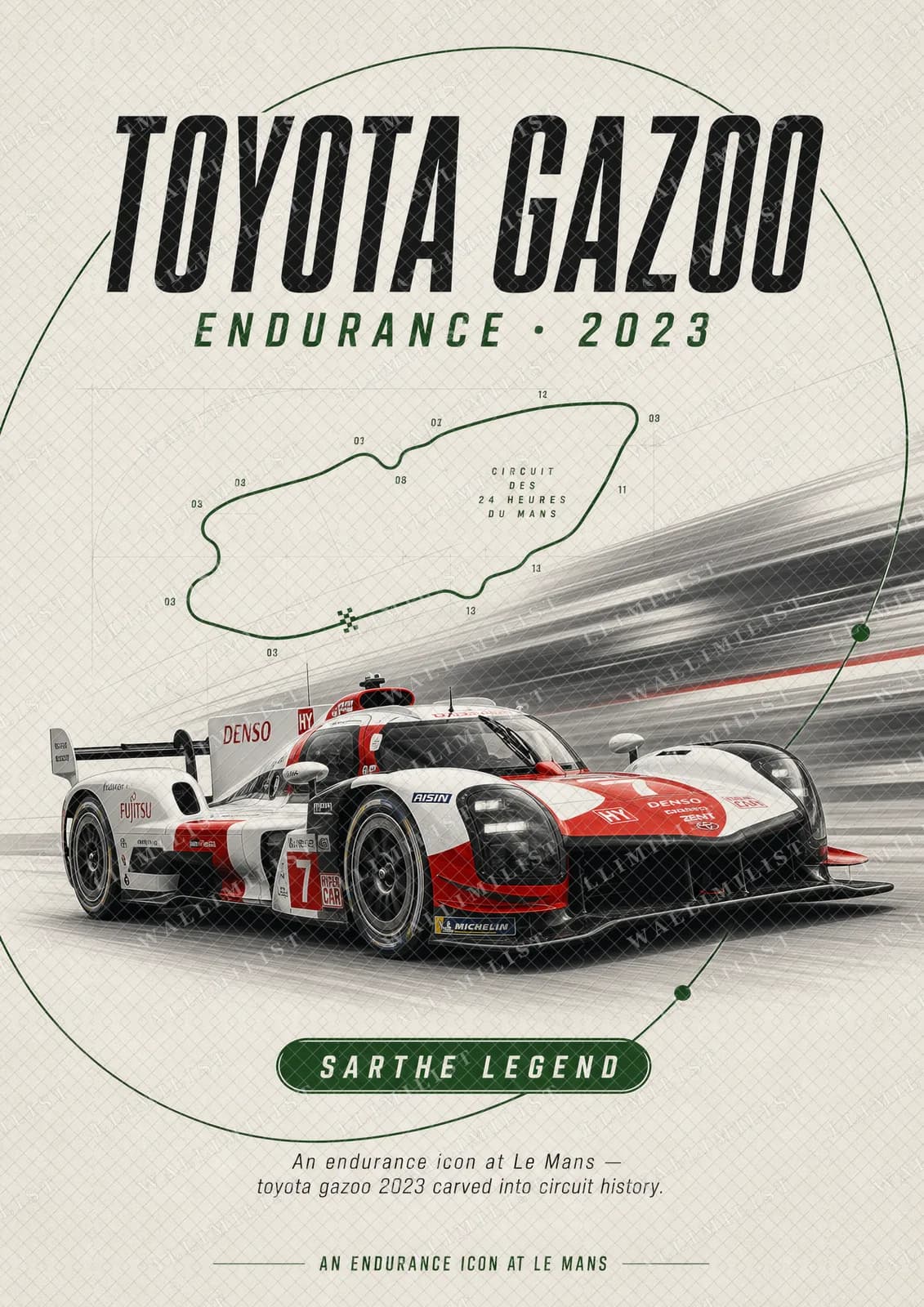 Actual watermarked print of Toyota Gazoo GR010
