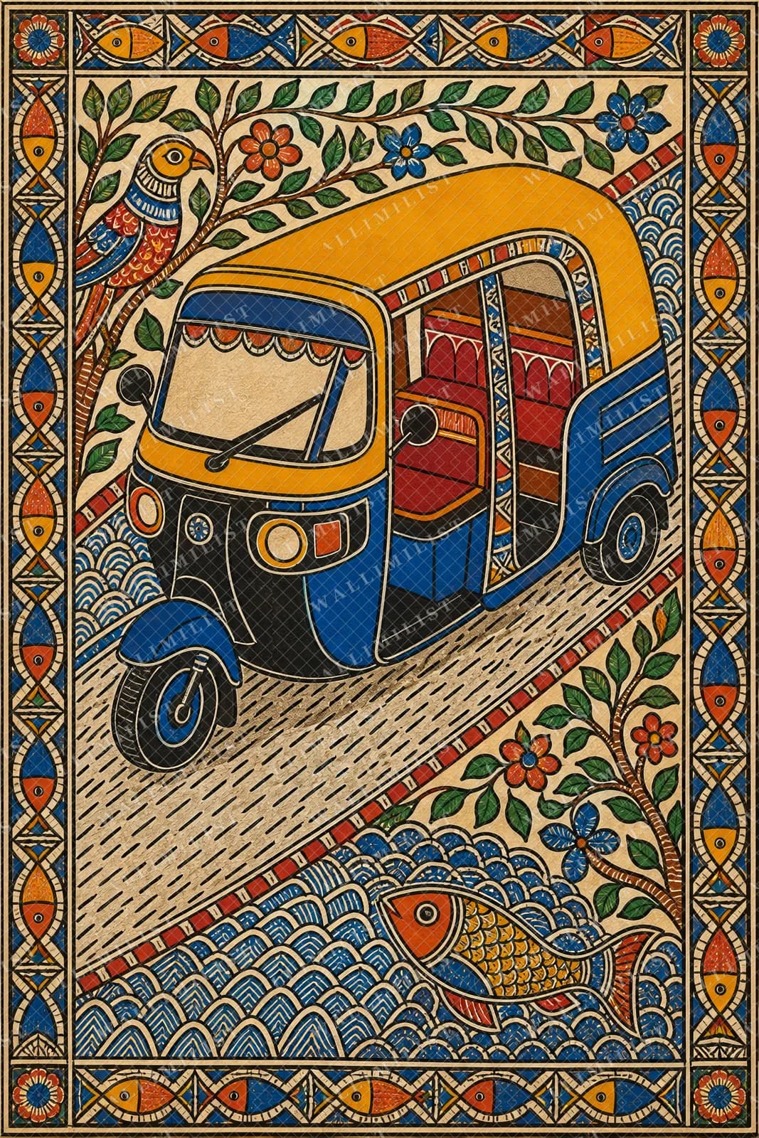 Actual watermarked print of Auto Rickshaw Delhi