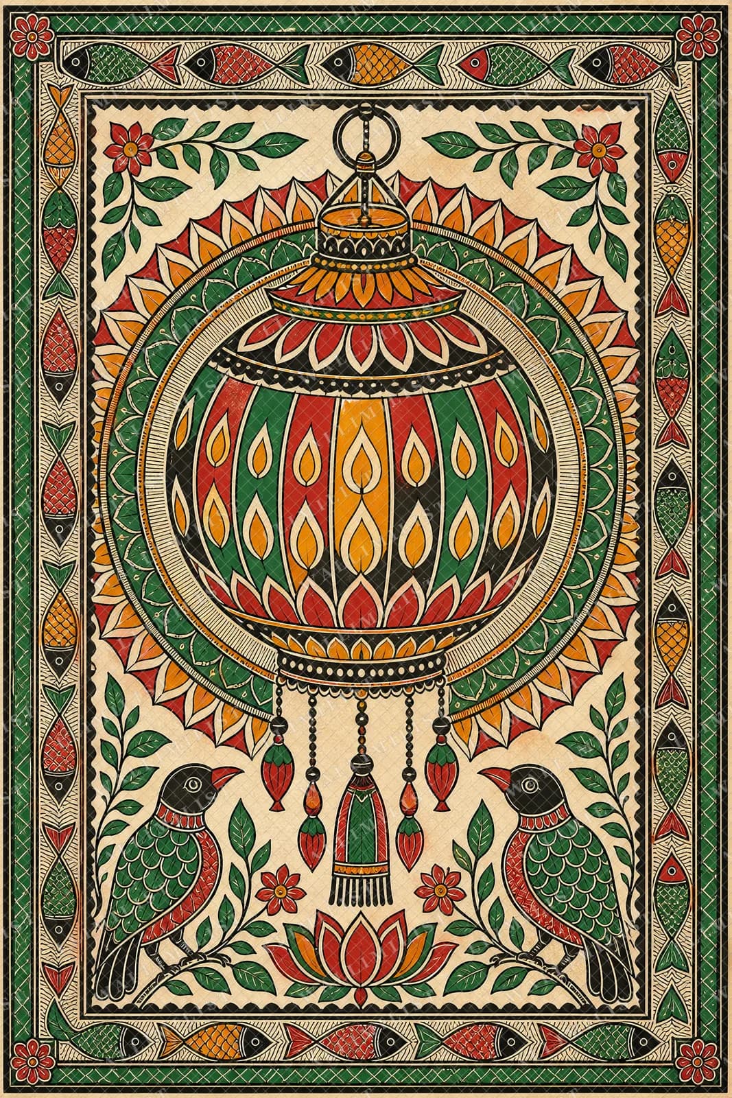 Actual watermarked print of Festival Lantern