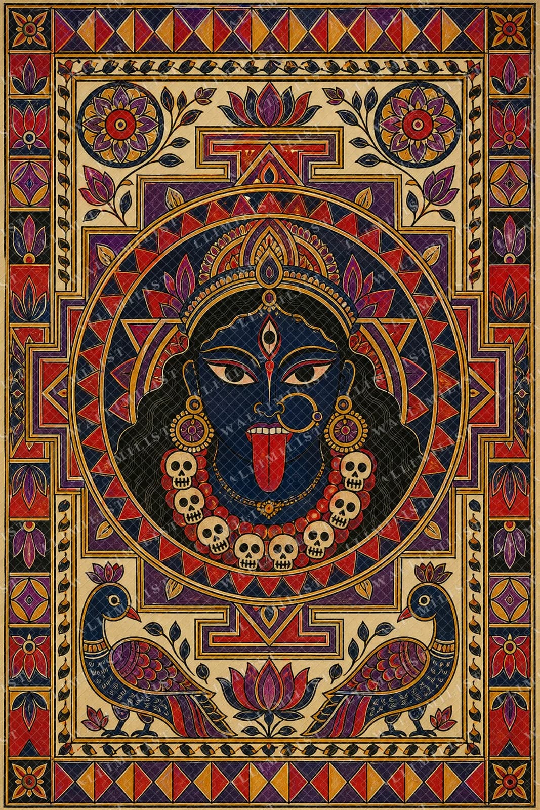 Actual watermarked print of Kali Symbolic