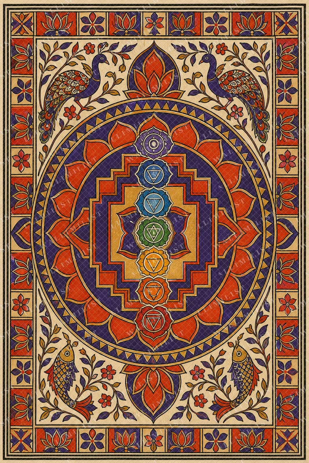 Actual watermarked print of Chakra Mandala