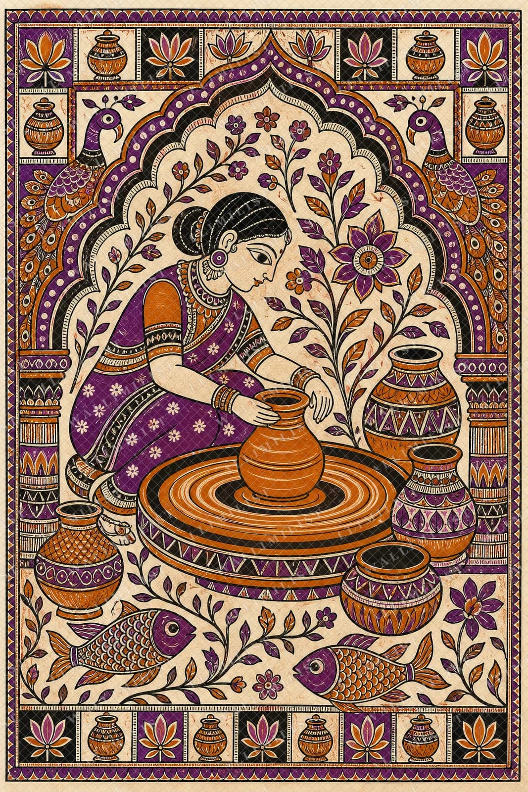 Actual watermarked print of Potter Wheel