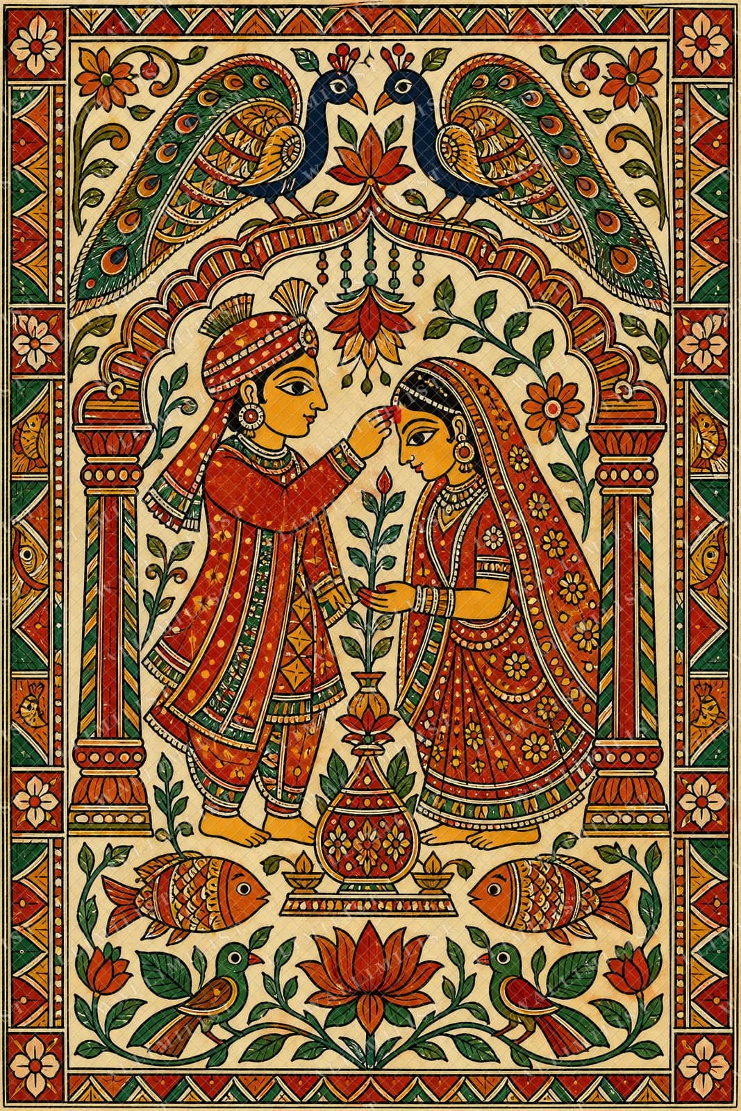 Actual watermarked print of Sindoor Bride Dense