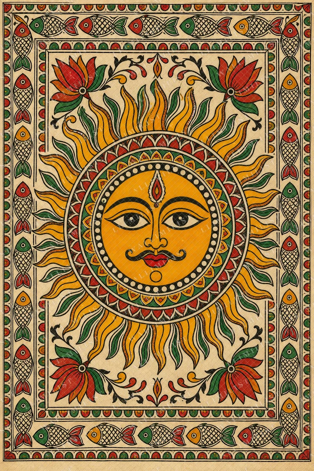 Actual watermarked print of Sun Radiance