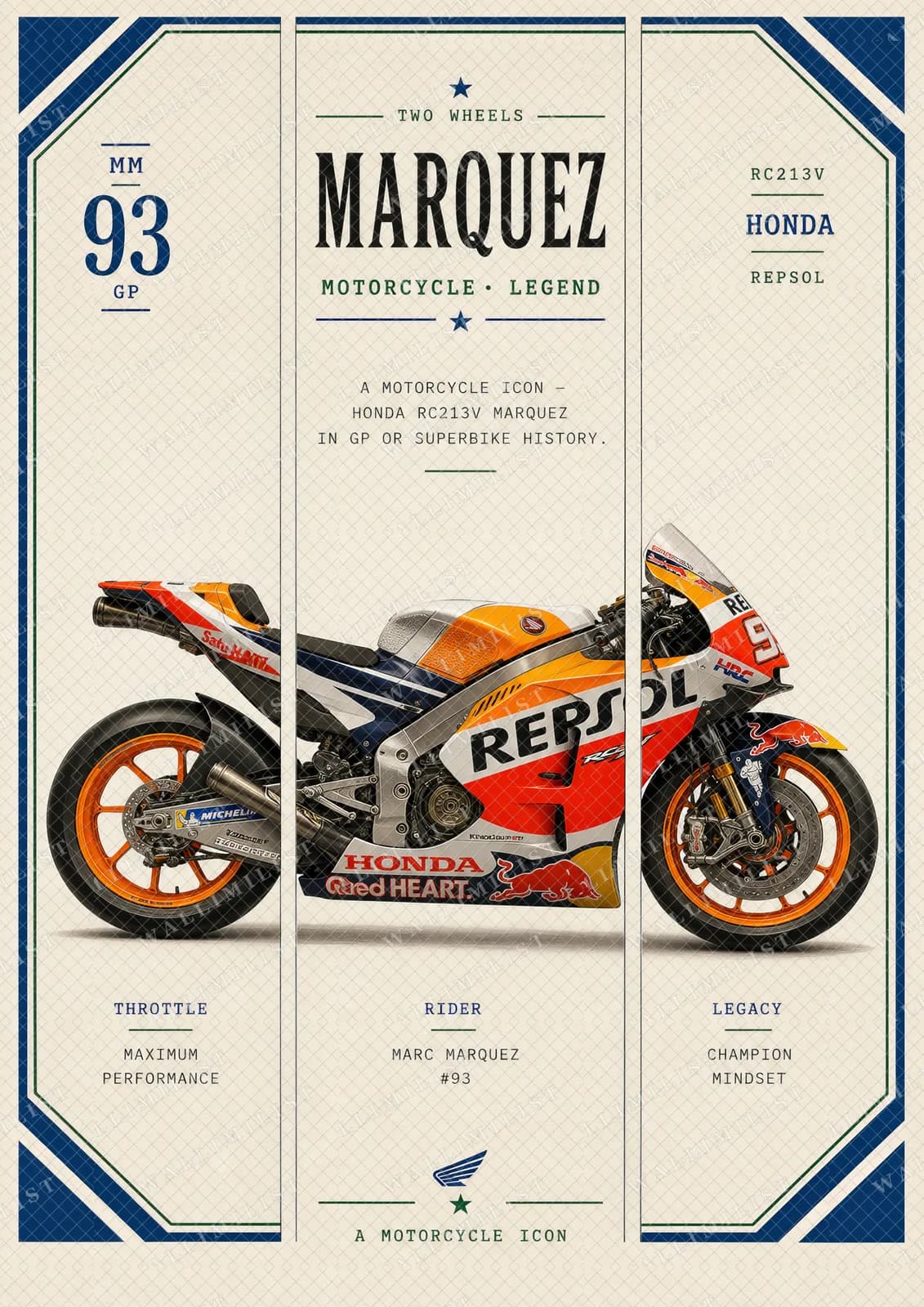 Actual watermarked print of RC213V