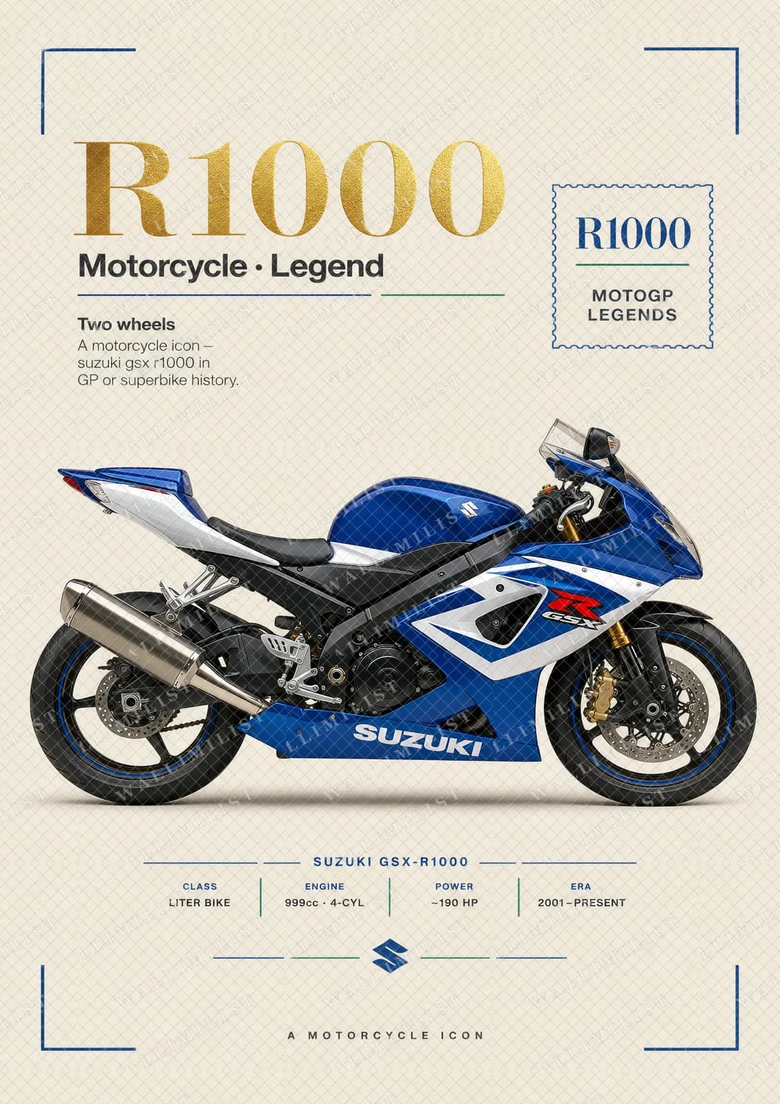 Actual watermarked print of R1000