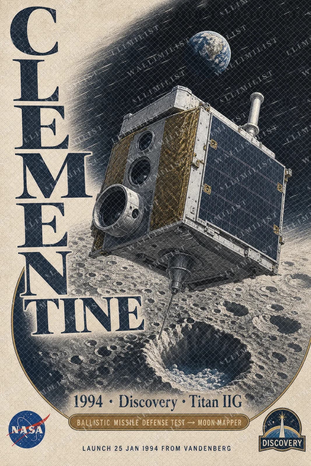 Actual watermarked print of Clementine