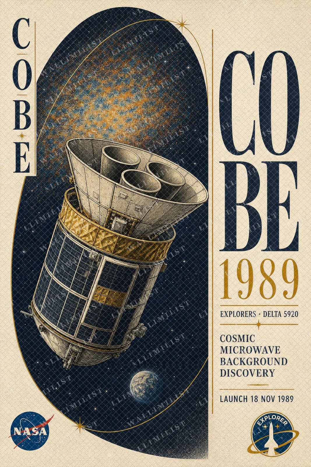 Actual watermarked print of COBE