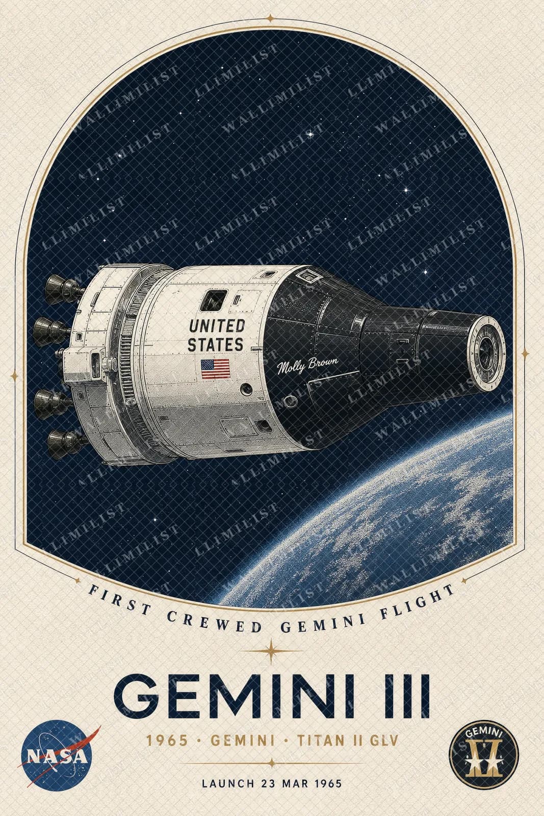 Actual watermarked print of Gemini 3