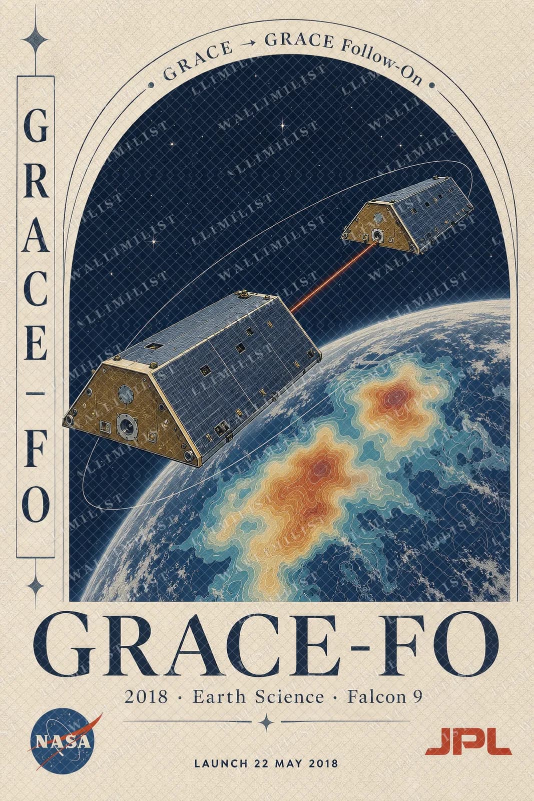 Actual watermarked print of GRACE-FO