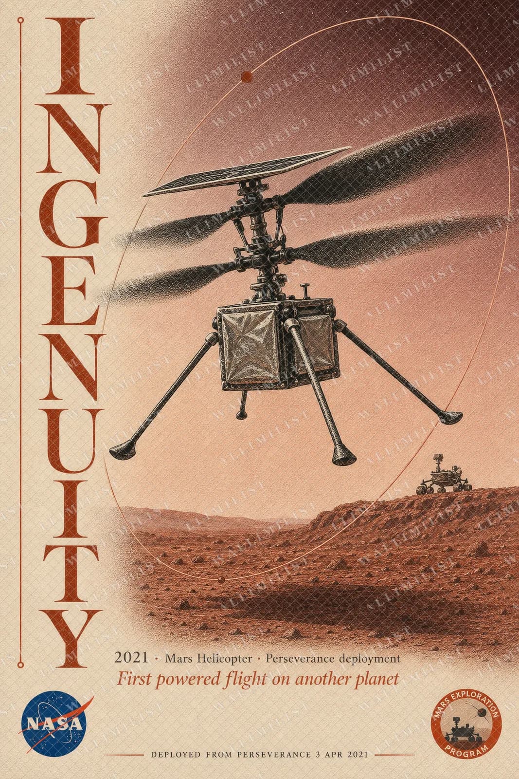 Actual watermarked print of Ingenuity