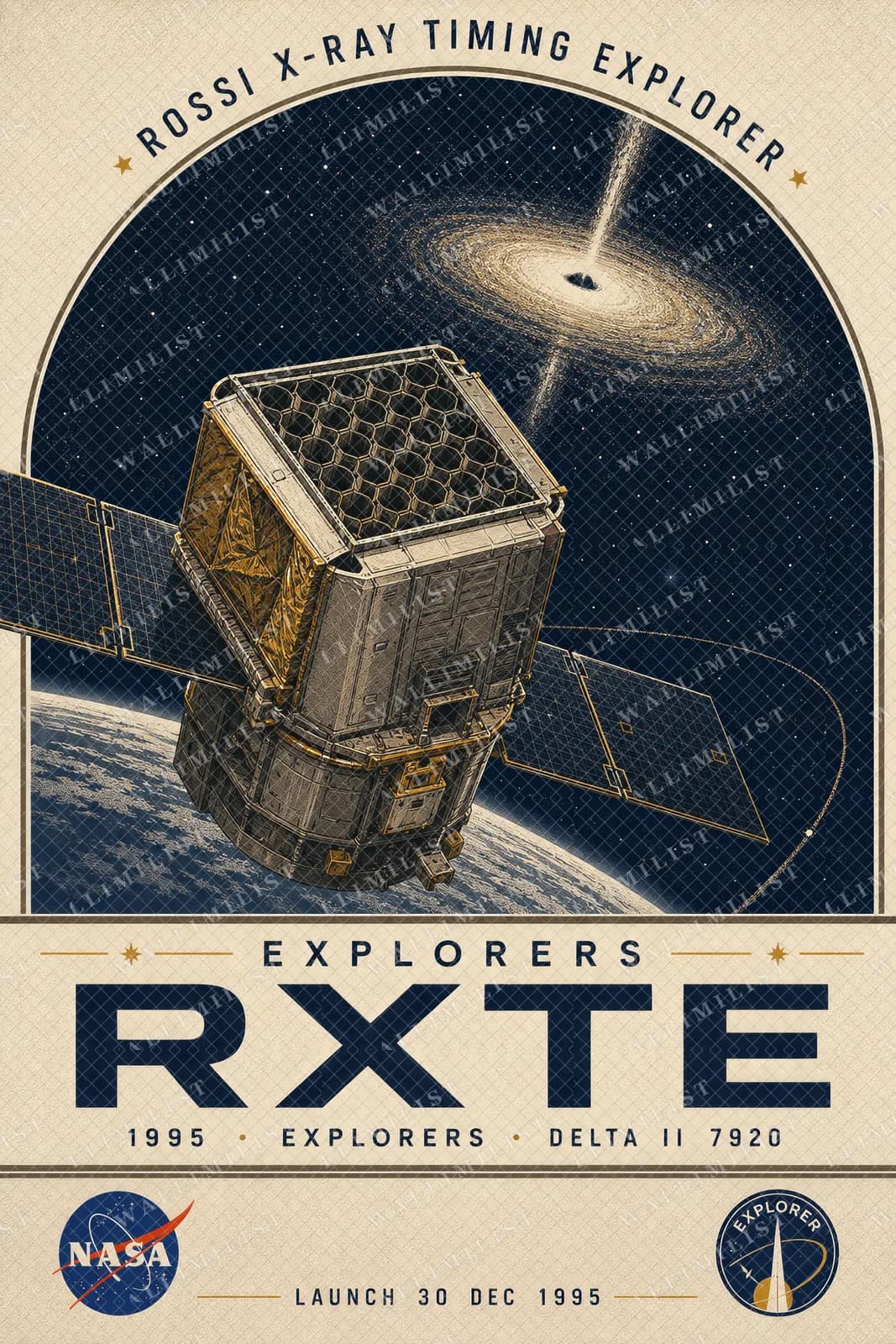 Actual watermarked print of RXTE