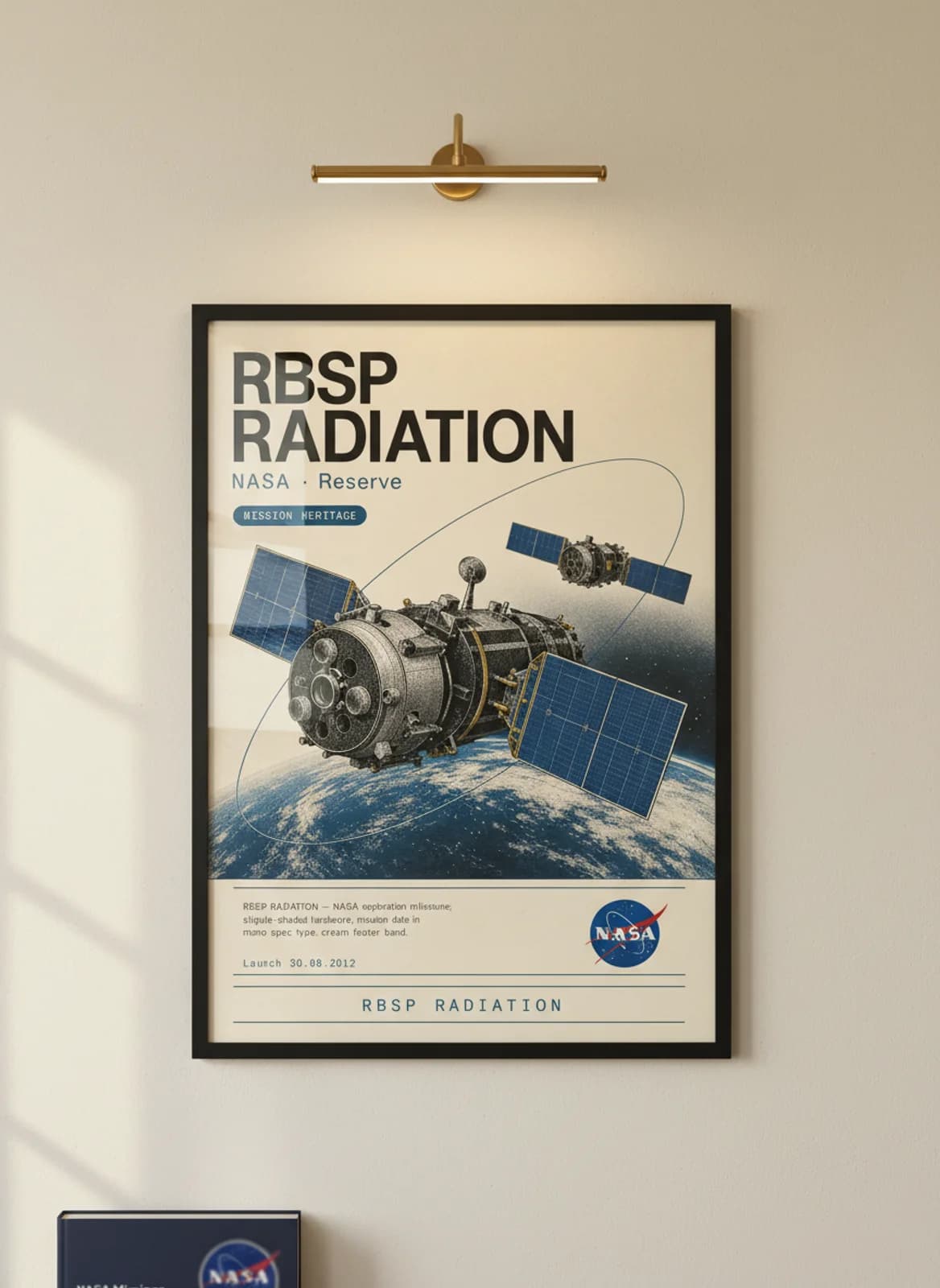 RBSP RADIATION — NASA Missions — framed museum print, Nasa Missions