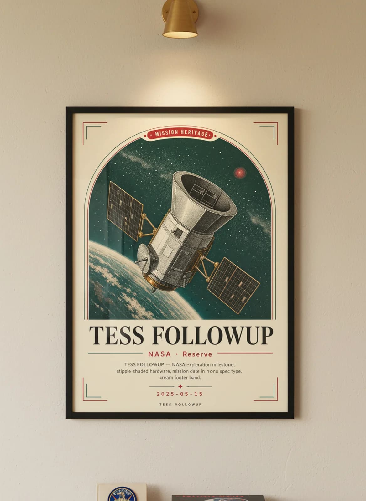 TESS FOLLOWUP — NASA Missions — framed museum print, Nasa Missions