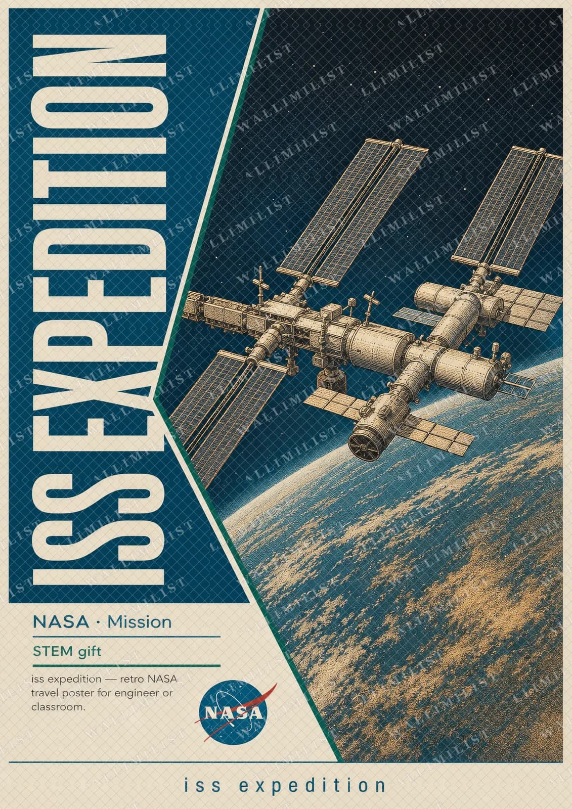Actual watermarked print of ISS EXPEDITION — NASA Missions