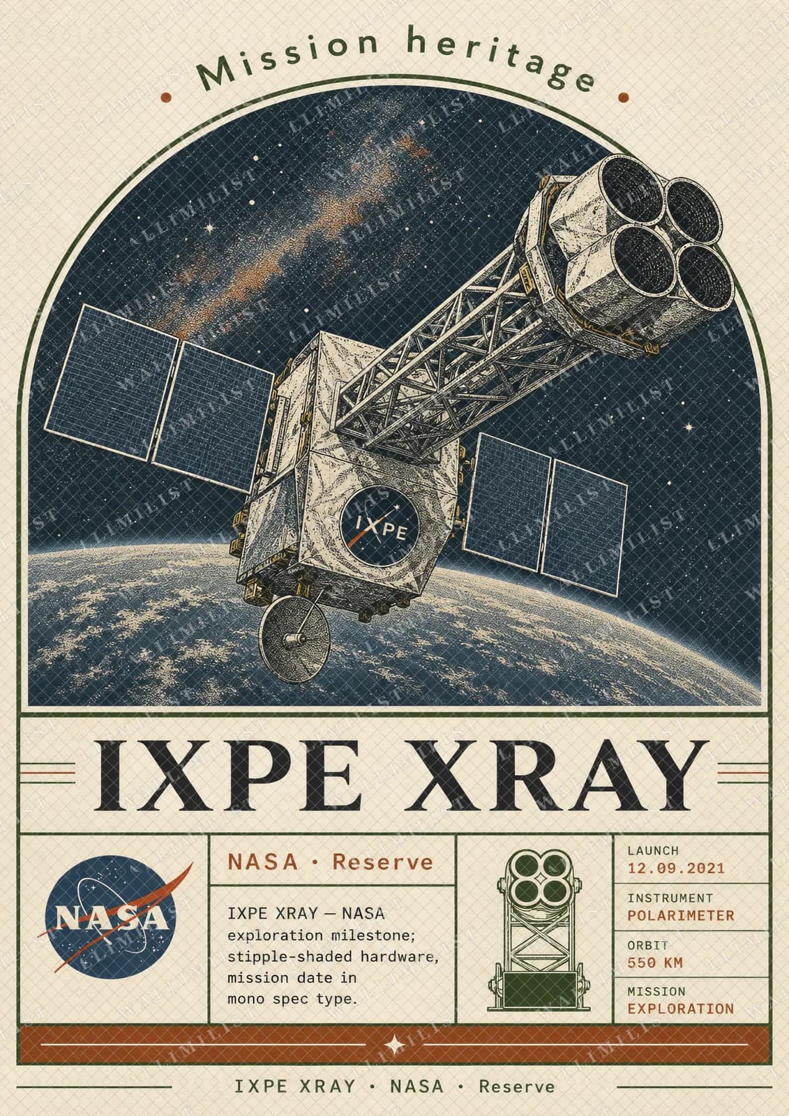 Actual watermarked print of IXPE XRAY — NASA Missions