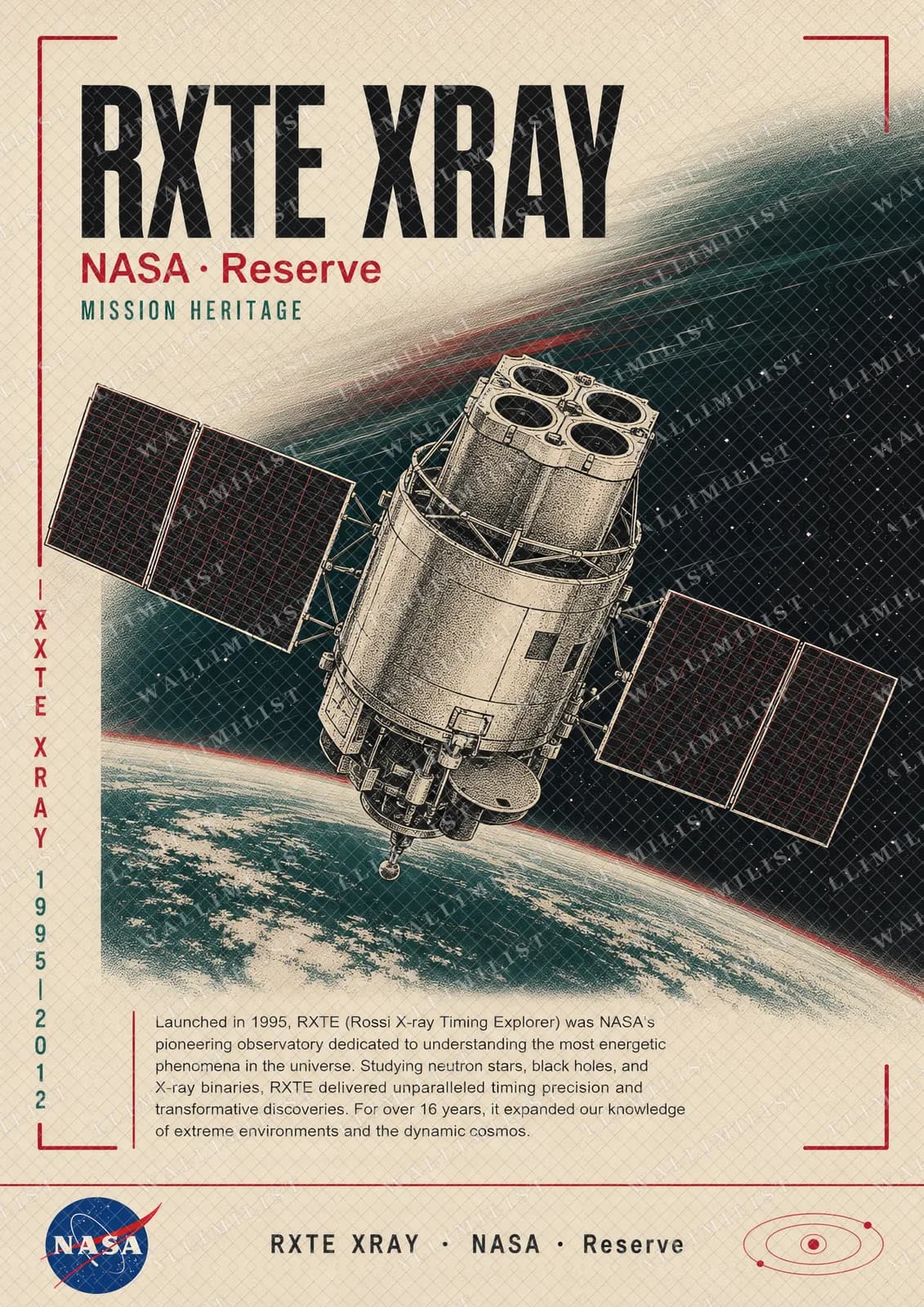 Actual watermarked print of RXTE XRAY — NASA Missions