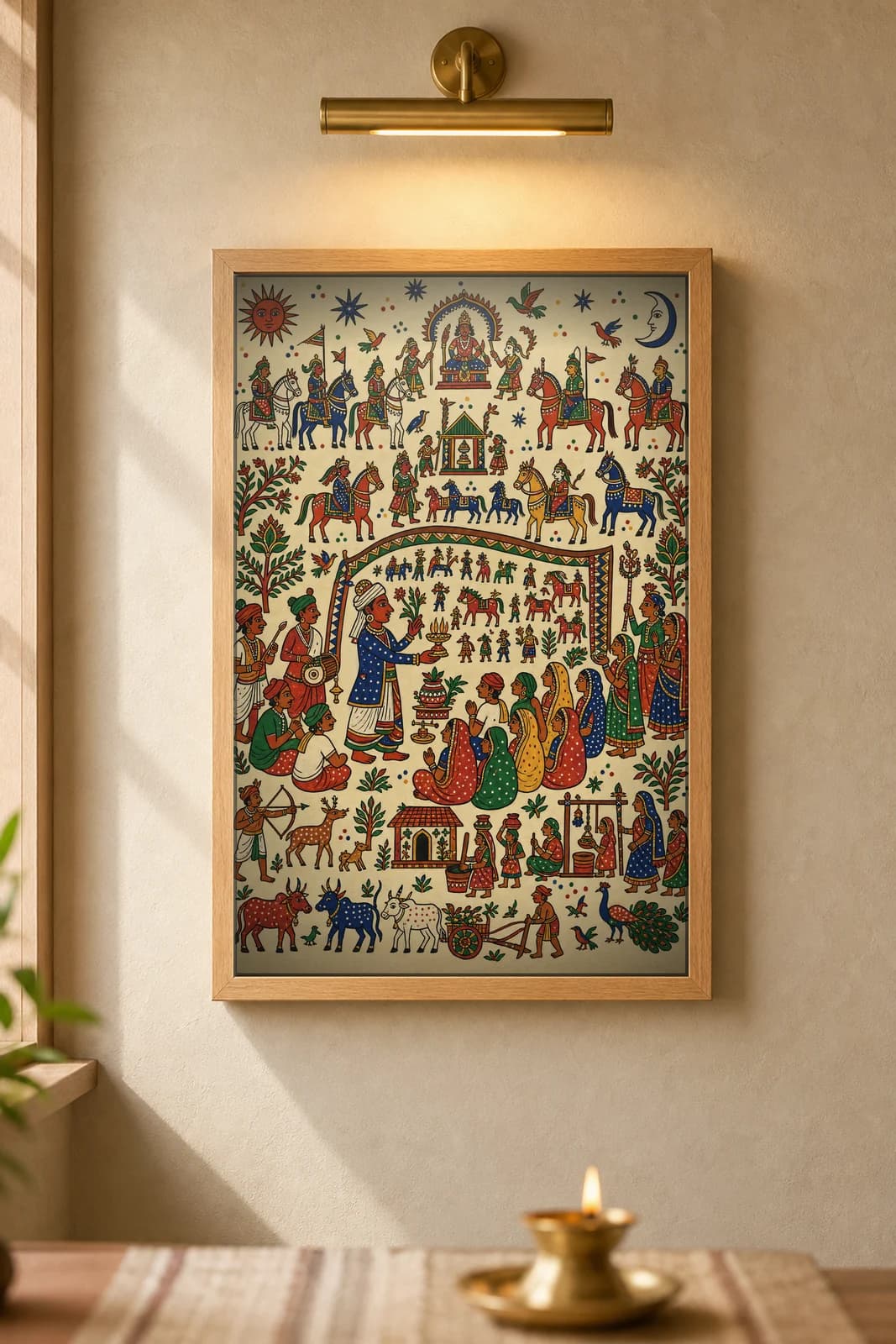The Bhopa — framed museum print, Pithora