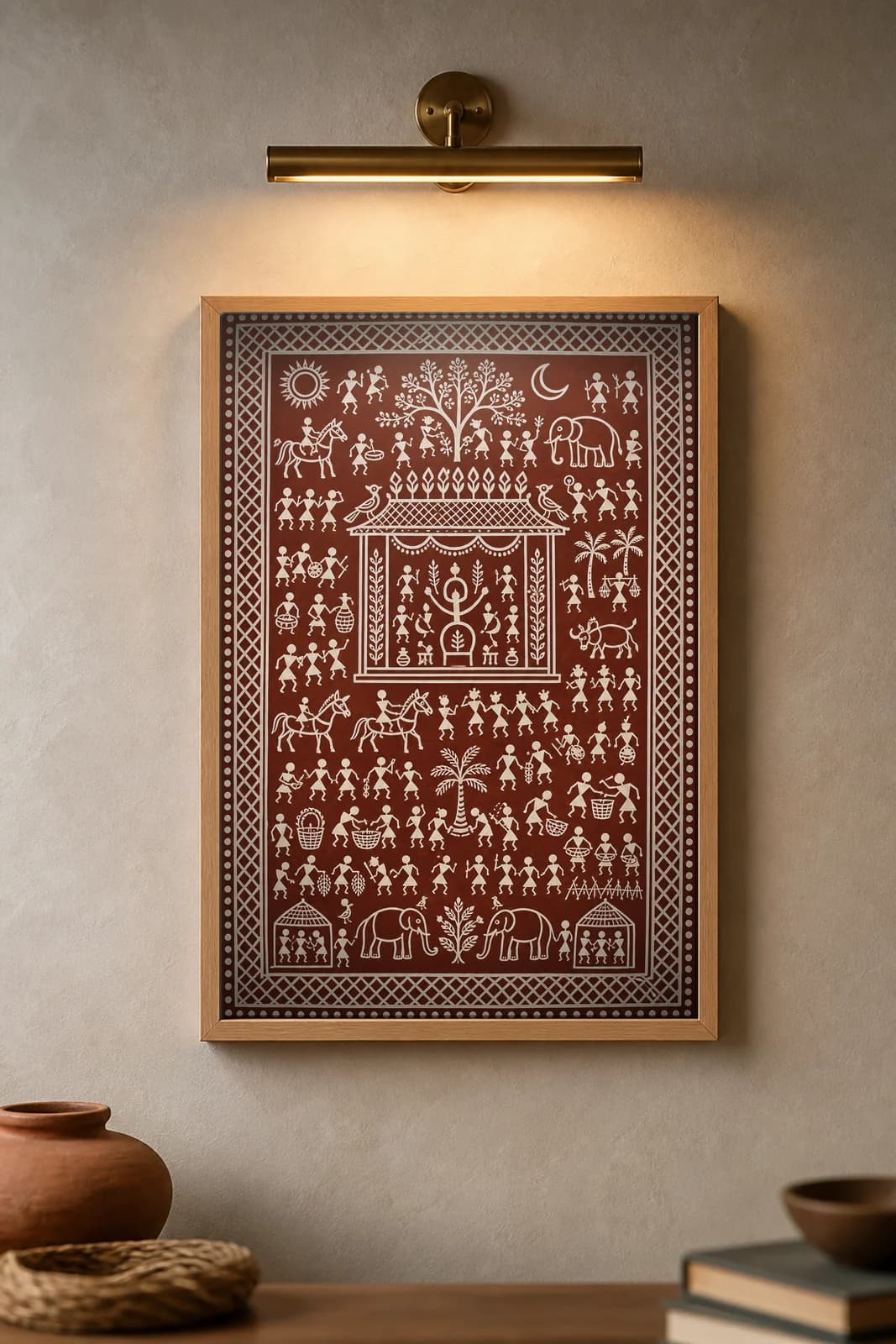 Idital House — framed museum print, Saura
