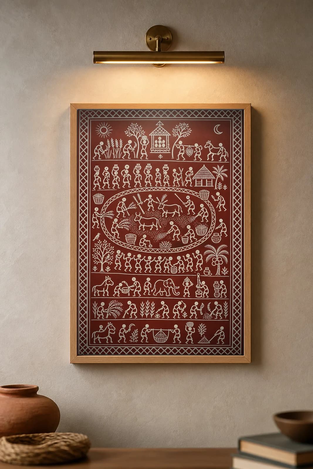 Threshing Floor — framed museum print, Saura