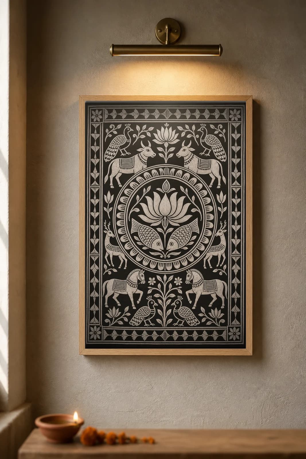 Khovar Wedding Chamber — framed museum print, Sohrai Khovar