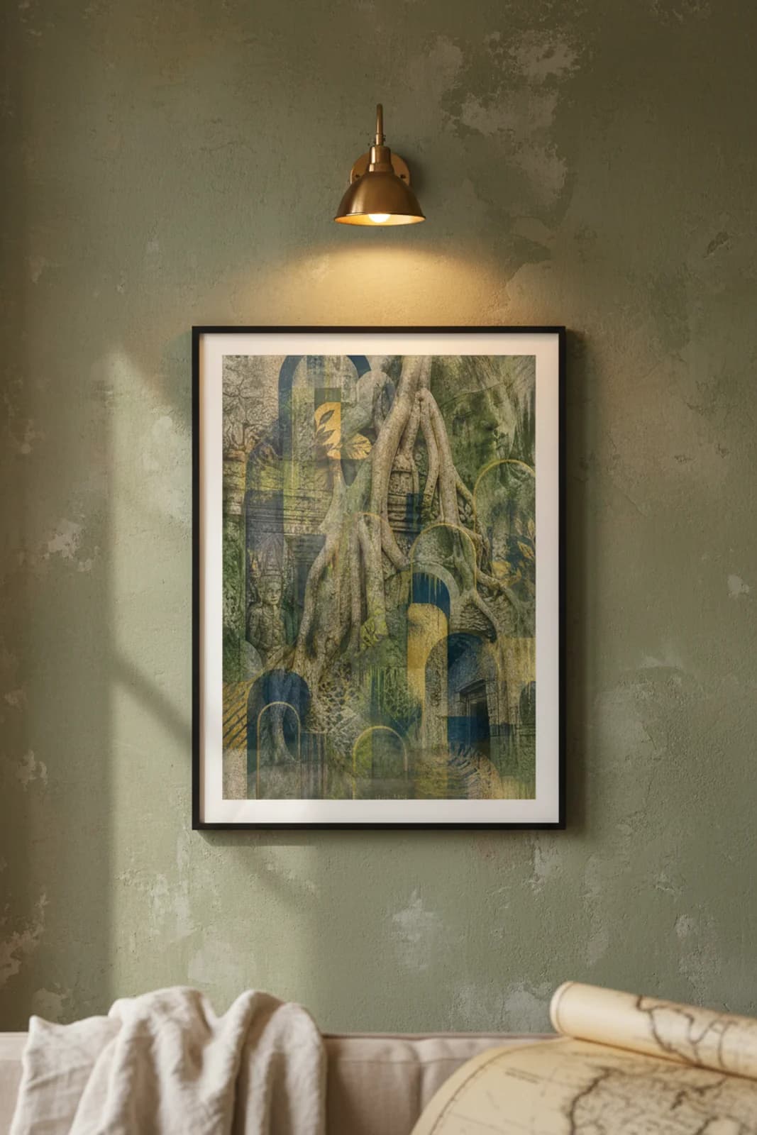 Siem Reap — framed museum print, Suncities