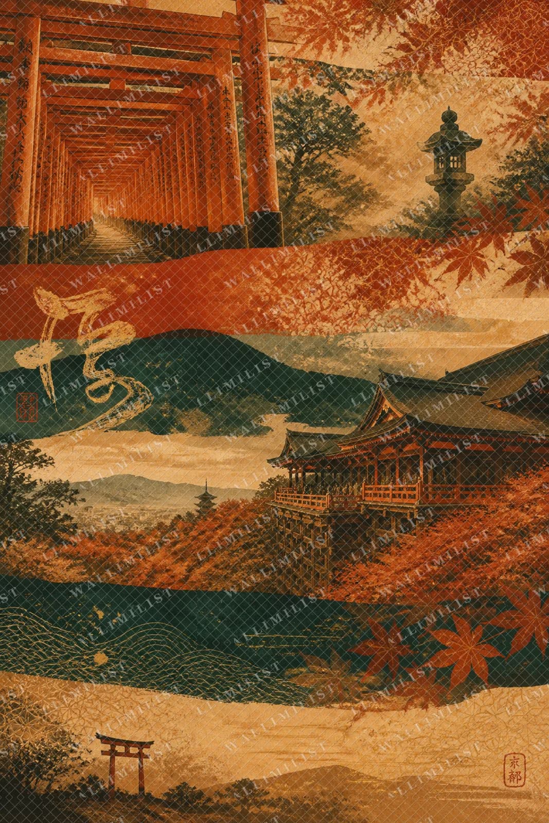 Actual watermarked print of KYOTO