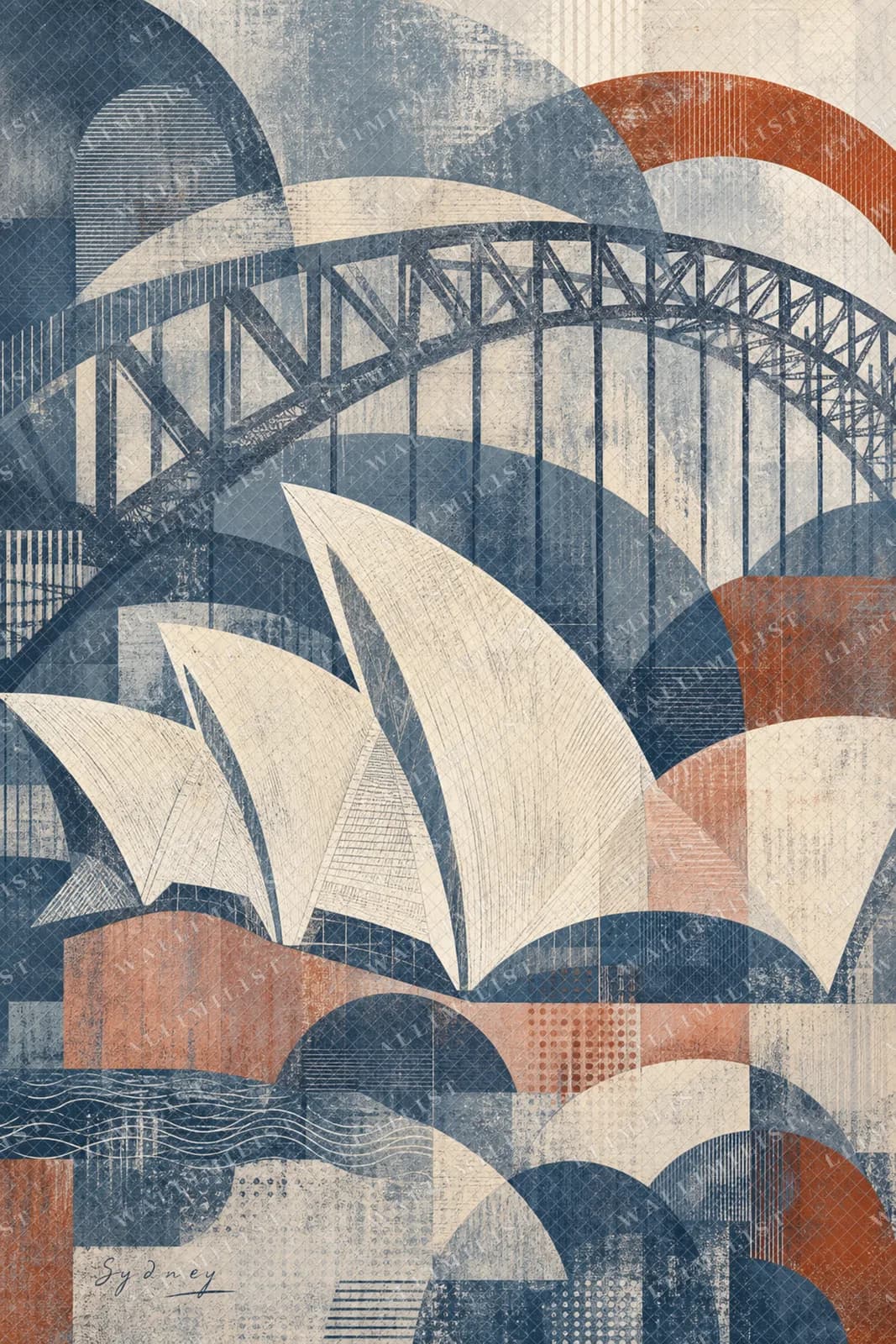 Actual watermarked print of Sydney