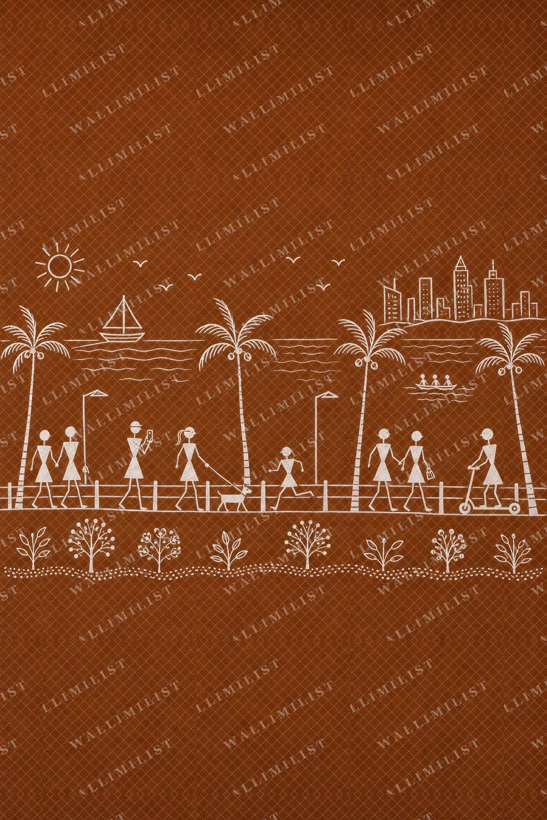 Actual watermarked print of Beach Promenade