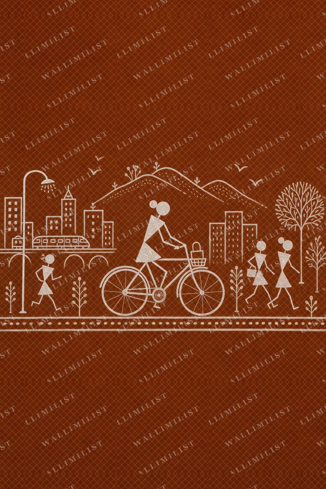 Actual watermarked print of Cycle Commute